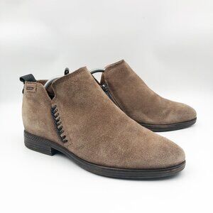 PIKOLINOS Ordino Brown Tan Suede Ankle Boots Shoes Womens 8